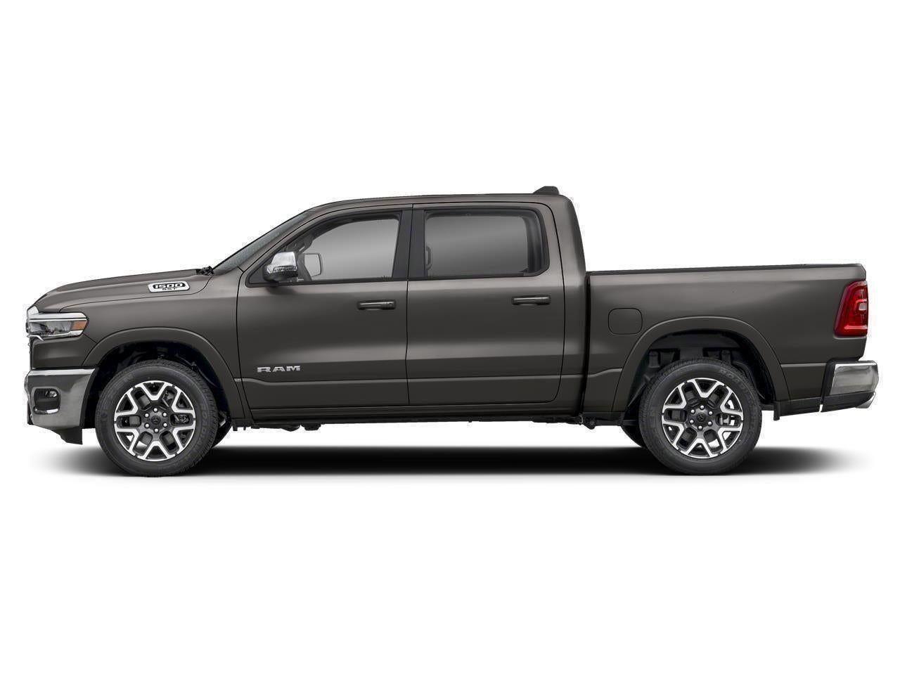 New 2026 Granite Crystal Metallic Clear Ram RAM 1500 LARAMIE CREW CAB 4X4 image 3