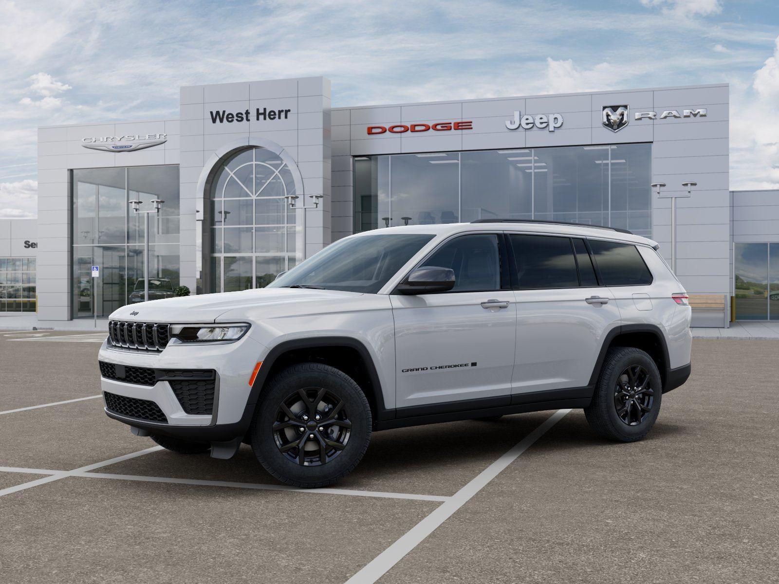 New 2026 Bright White Clear-Coat Exteri Jeep GRAND CHEROKEE L LAREDO ALTITU image 2
