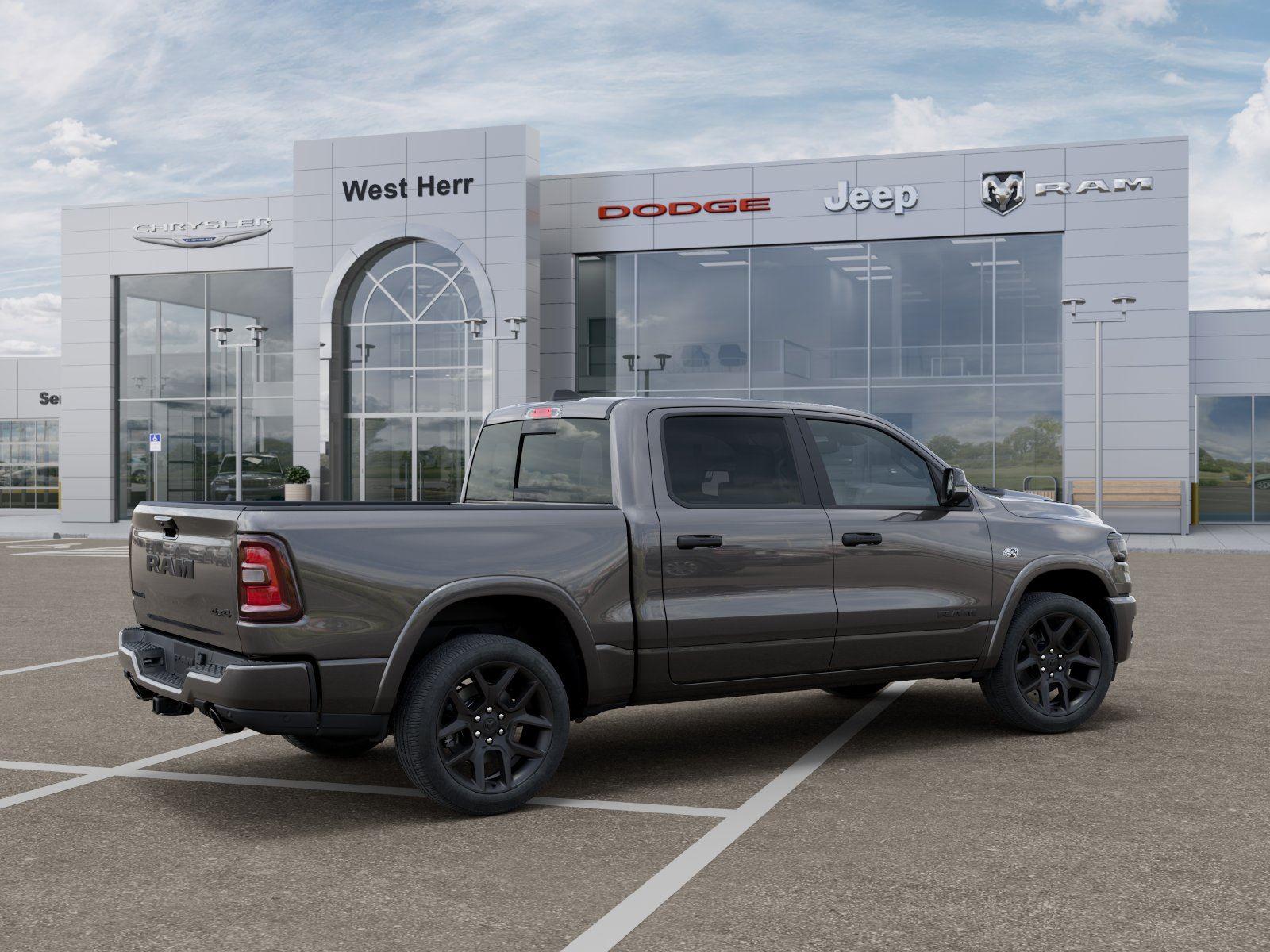 New 2026 Granite Crystal Metallic Clear-Coat Exterior Paint RAM RAM 1500 LARAMIE CREW CAB 4X4 image 4