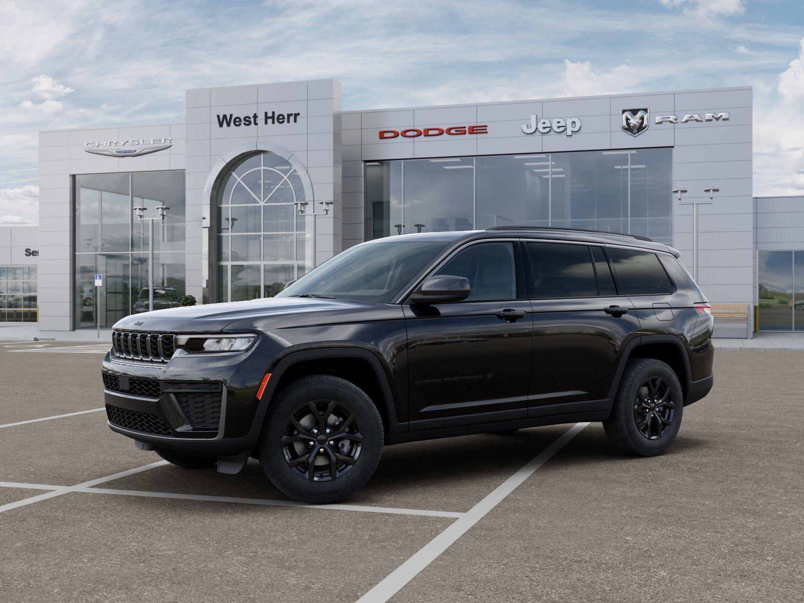 New 2026 Diamond Black Crystal Pearl-Co Jeep GRAND CHEROKEE L LAREDO ALTITU image 2