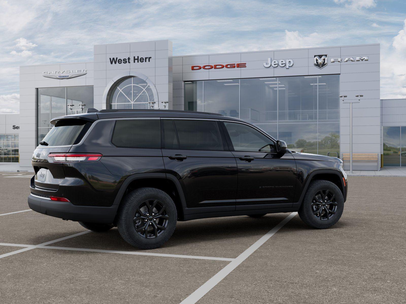 New 2026 Diamond Black Crystal Pearl-Co Jeep GRAND CHEROKEE L LAREDO ALTITU image 4