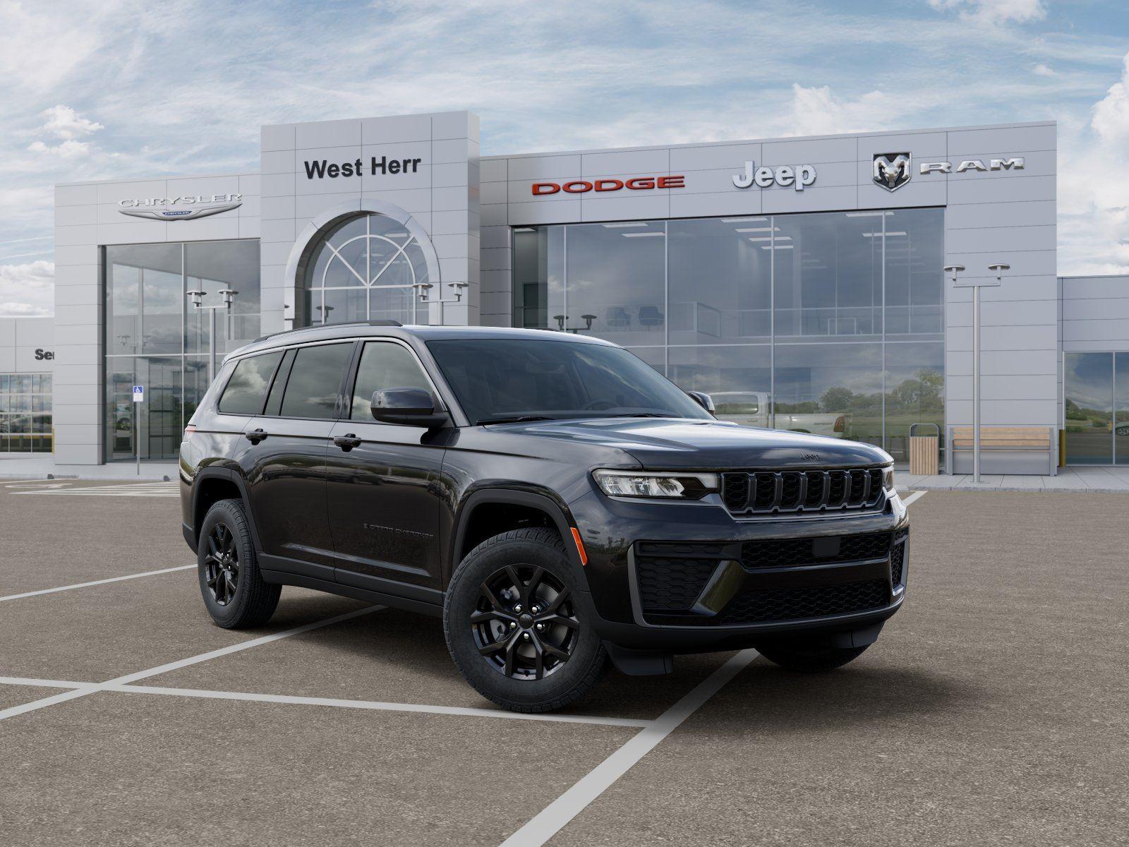 New 2026 Diamond Black Crystal Pearl-Co Jeep GRAND CHEROKEE L LAREDO ALTITU image 5