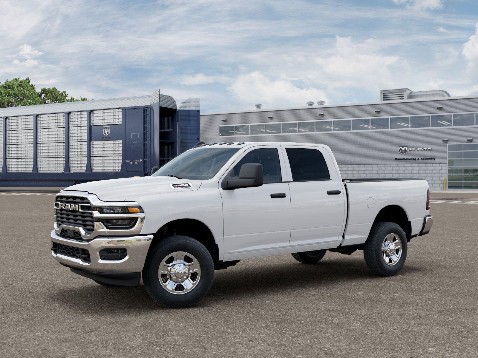 New 2026 Bright White Clear-Coat Exterior Paint RAM Tradesman image 2