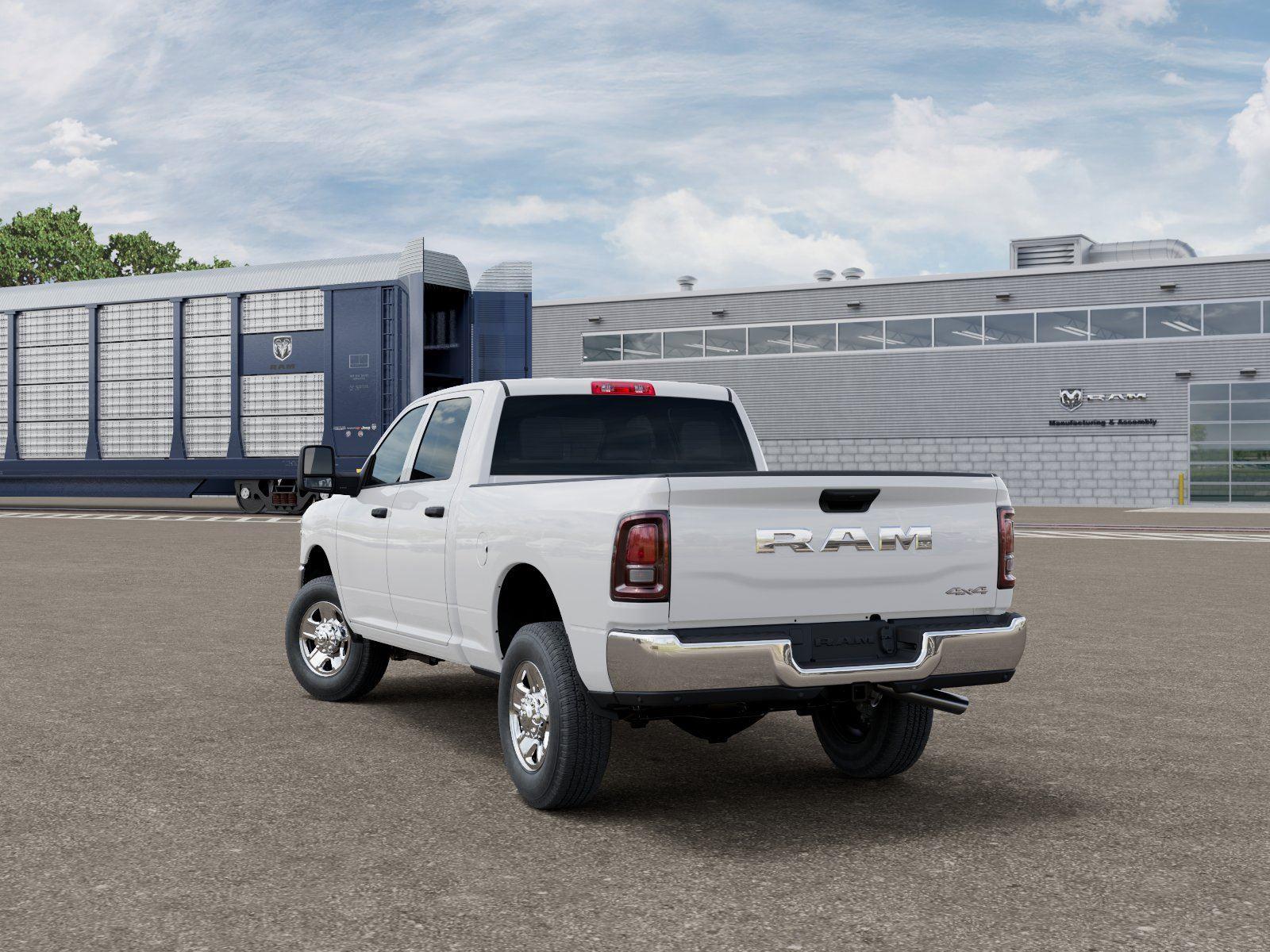 New 2026 Bright White Clear-Coat Exterior Paint RAM Tradesman image 3