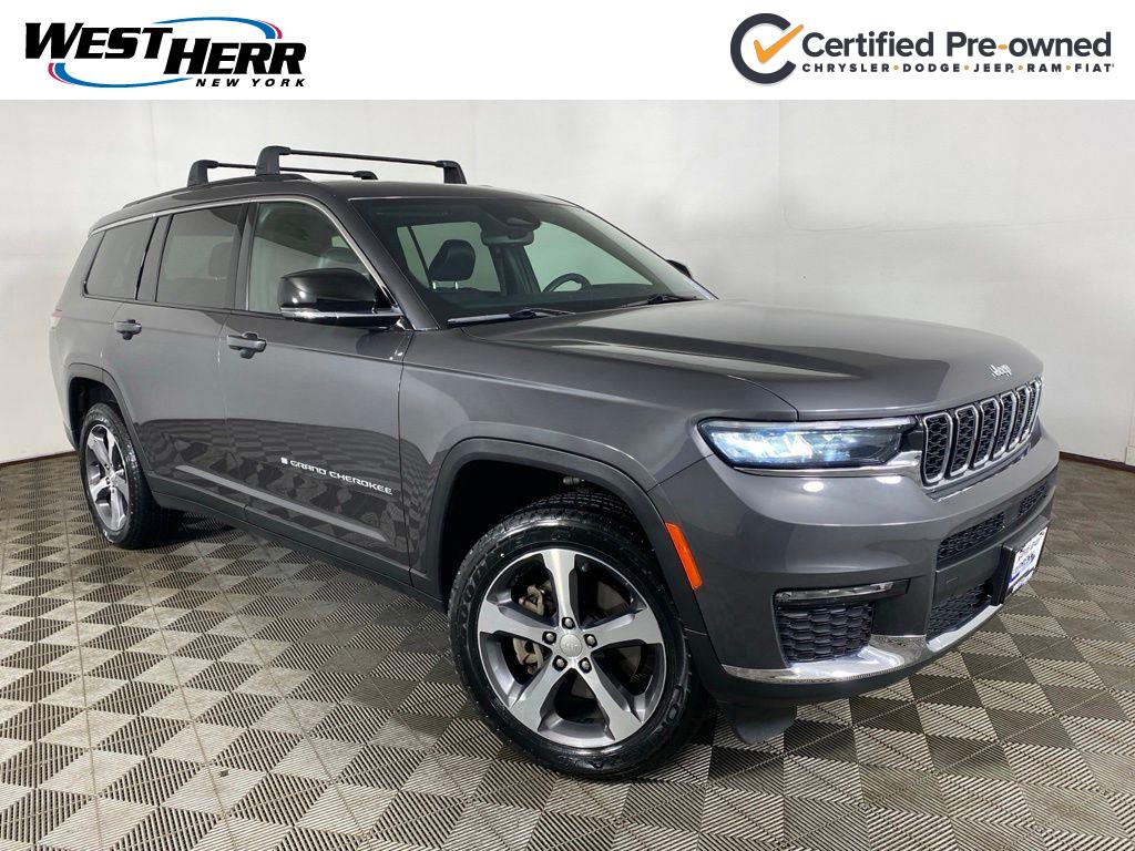 Baltic Gray Metallic Clearcoat 2024 Jeep Grand Cherokee L SUV / Crossover Four-Wheel Drive 8-Speed Automatic