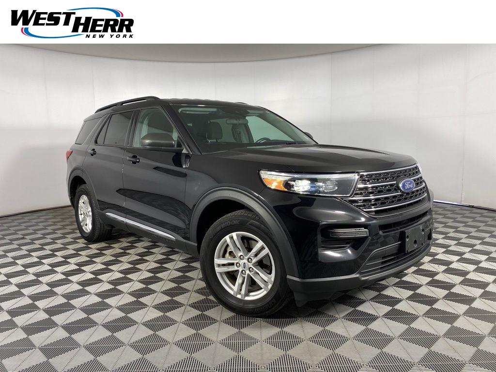 Black Metallic 2023 Ford Explorer SUV / Crossover All-Wheel Drive Automatic