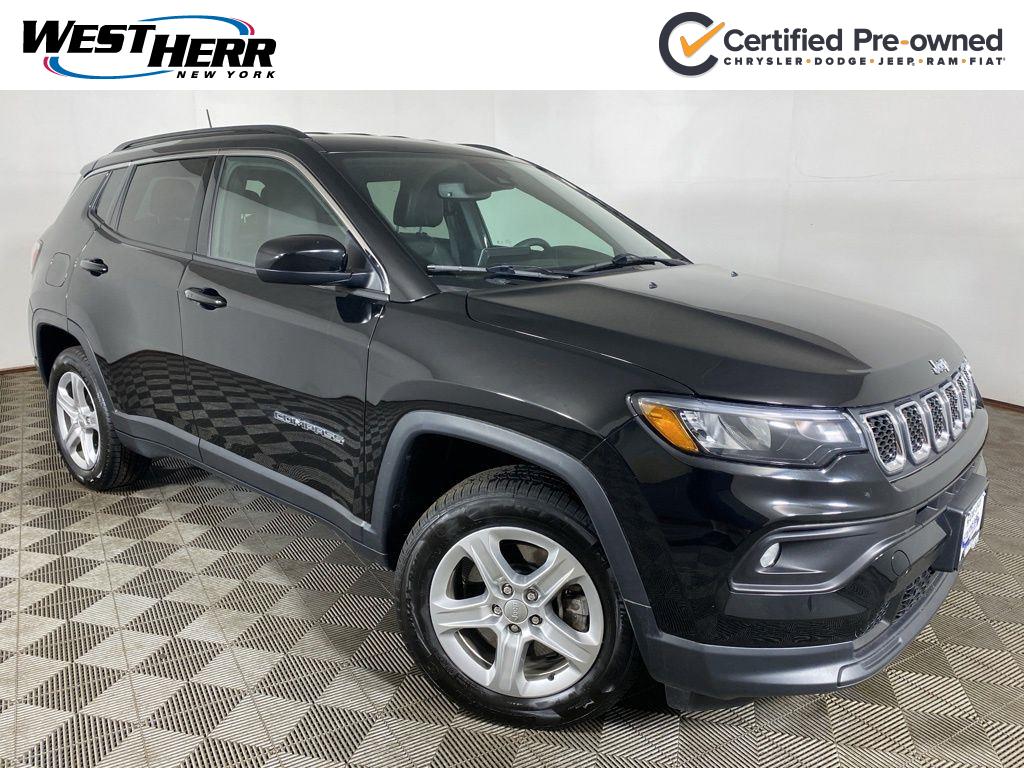 Diamond Black Crystal Pearlcoa 2023 Jeep Compass SUV / Crossover Four-Wheel Drive 8-Speed Automatic