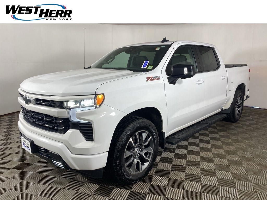Summit White 2022 Chevrolet Silverado 1500 Pickup Truck Four-Wheel Drive Automatic
