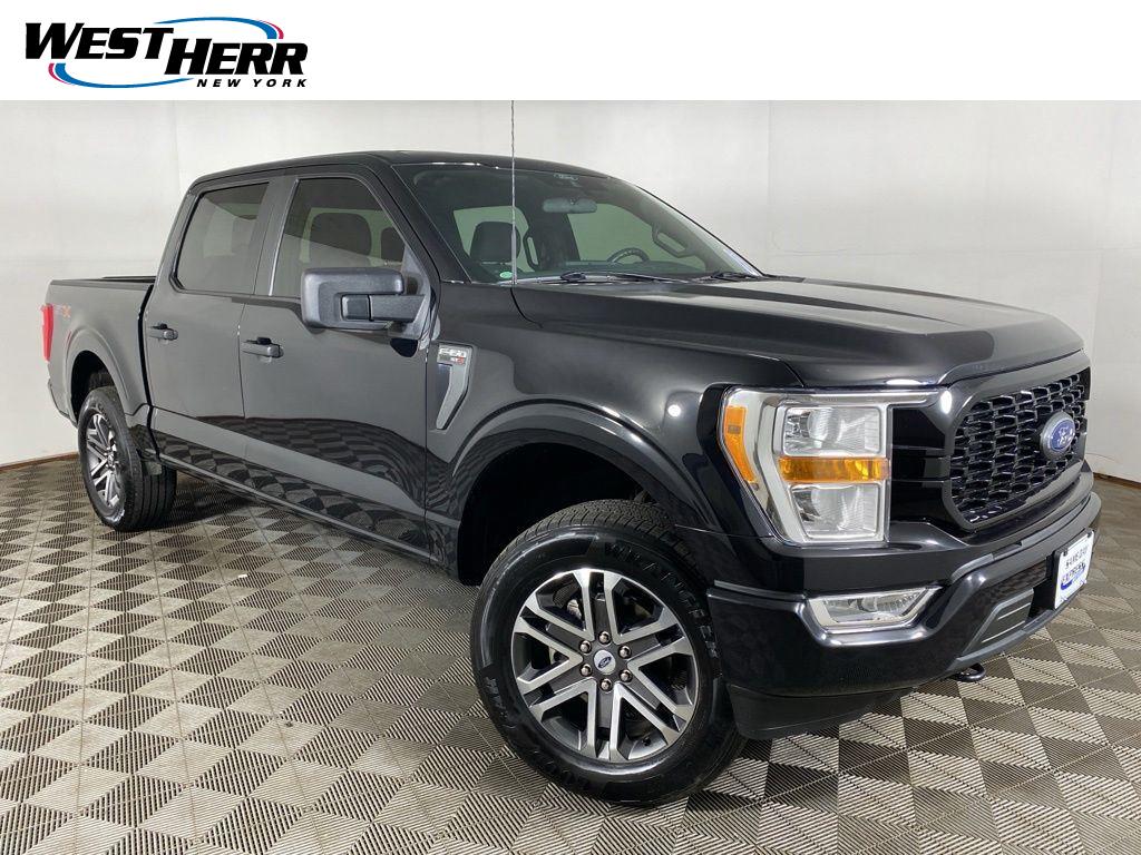 Agate Black Metallic 2021 Ford F-150 Pickup Truck Four-Wheel Drive Automatic