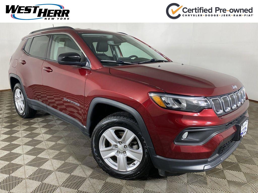 Velvet Red Pearlcoat 2022 Jeep Compass SUV / Crossover Four-Wheel Drive 9-Speed Automatic