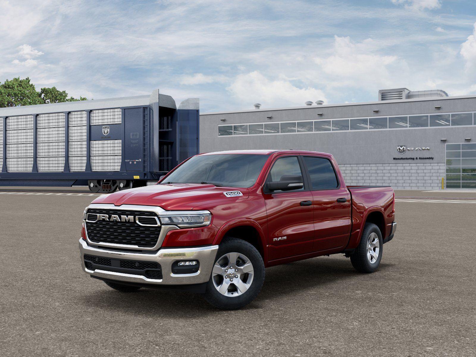 Molten Red Pearlcoat 2026 RAM 1500 Pickup Truck Four-Wheel Drive 8-Speed Automatic