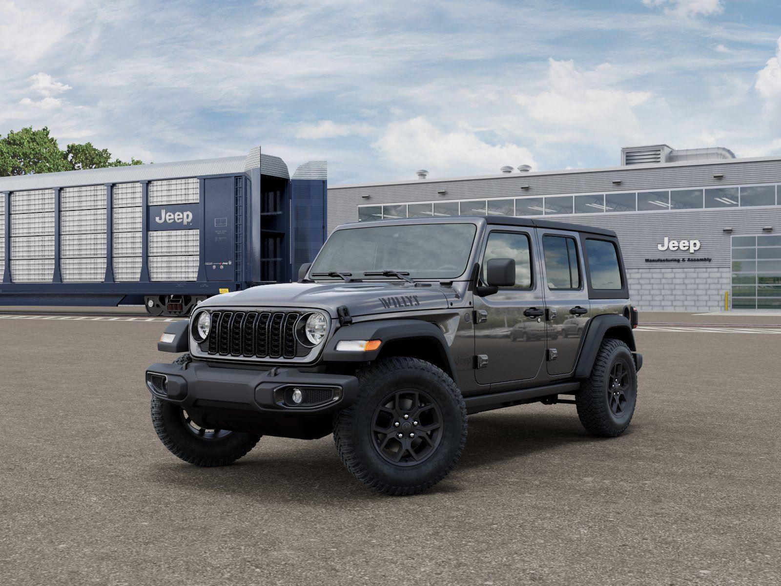 Gray (Granite Crystal Metallic Clearcoat) 2026 Jeep Wrangler SUV / Crossover Four-Wheel Drive 8-Speed Automatic