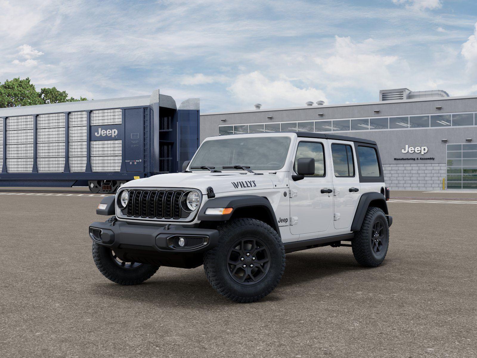 Bright White Clearcoat 2026 Jeep Wrangler SUV / Crossover Four-Wheel Drive 8-Speed Automatic