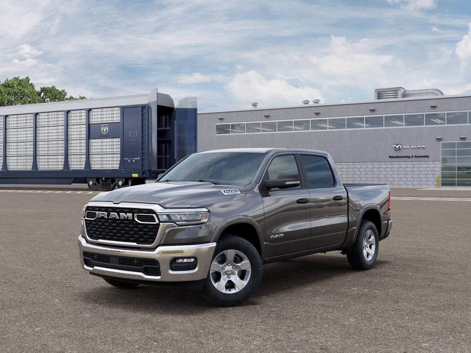 Gray (Granite Crystal Metallic Clearcoat) 2026 RAM 1500 Pickup Truck Four-Wheel Drive 8-Speed Automatic