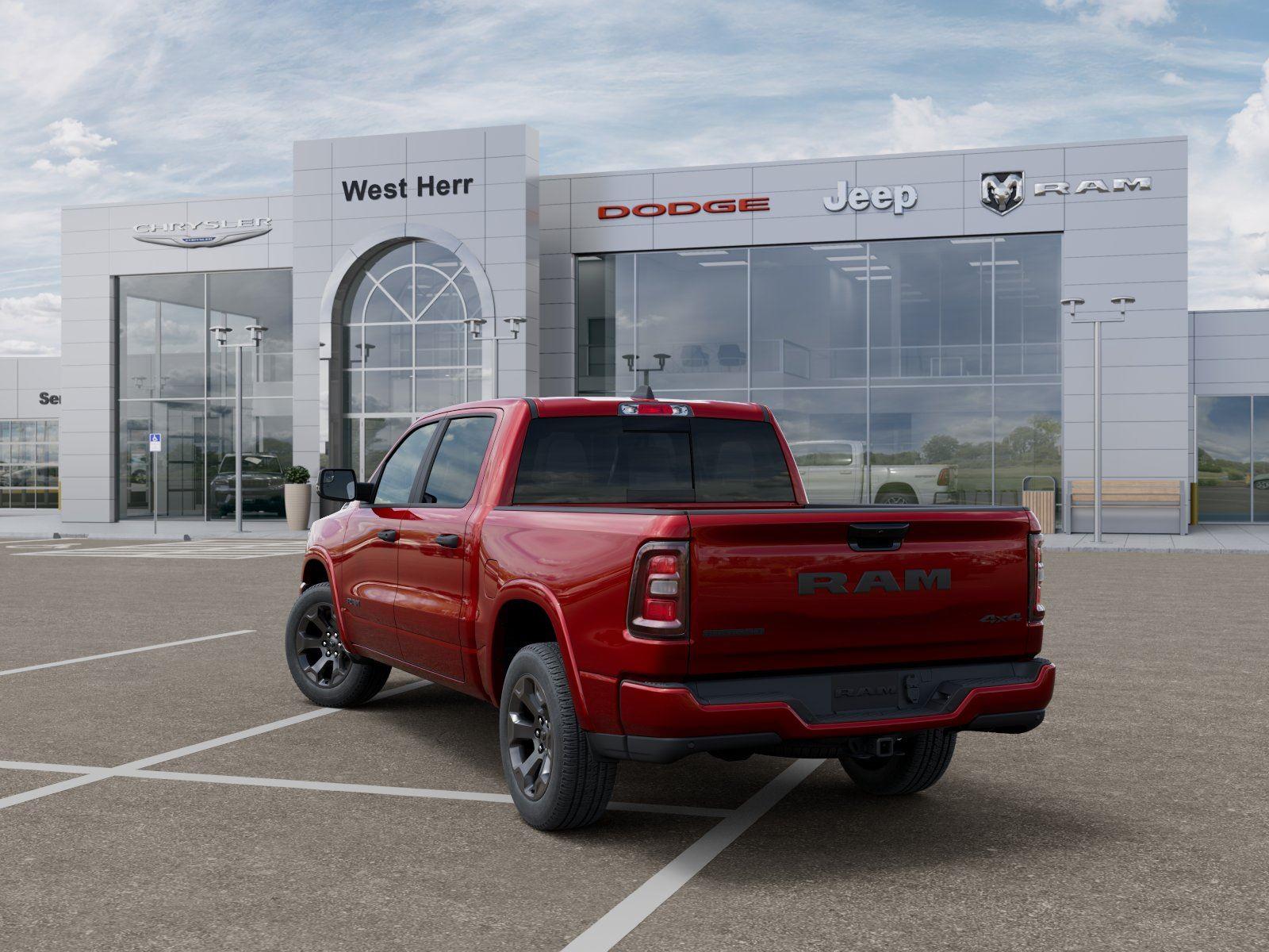 New 2026 Molten Red Pearl-Coat Exterior Ram RAM 1500 BIG HORN CREW CAB 4X4 image 3