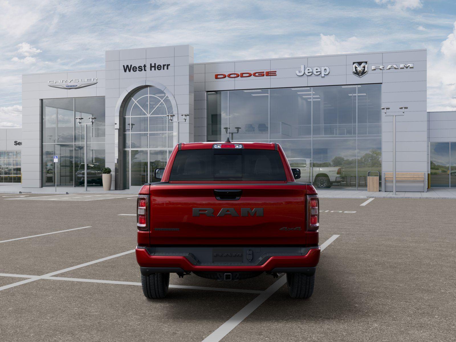 New 2026 Molten Red Pearl-Coat Exterior Ram RAM 1500 BIG HORN CREW CAB 4X4 image 7