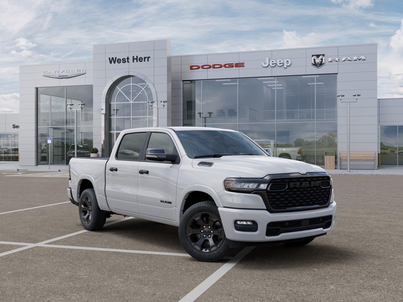 New 2026 Bright White Clear-Coat Exteri Ram RAM 1500 BIG HORN CREW CAB 4X4 image 5