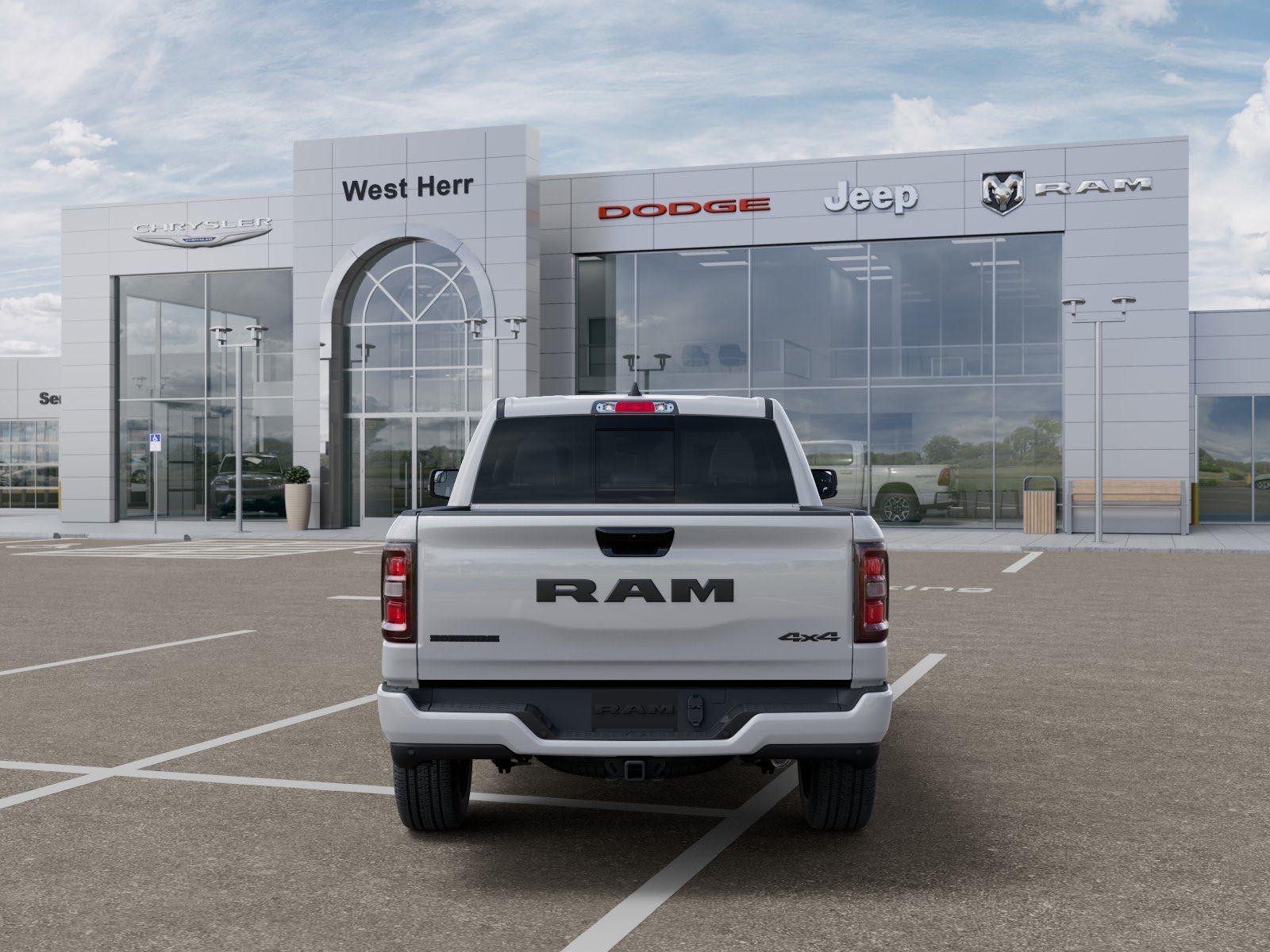 New 2026 Bright White Clear-Coat Exteri Ram RAM 1500 BIG HORN CREW CAB 4X4 image 7