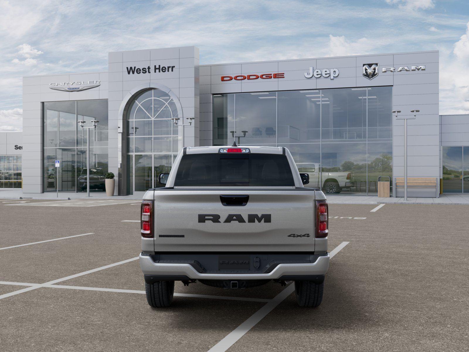 New 2026 Silver Zynith Exterior Paint Ram RAM 1500 BIG HORN CREW CAB 4X4 image 7