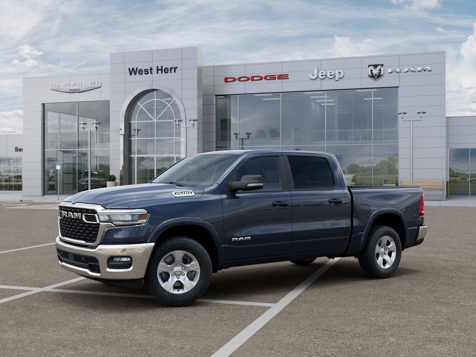 New 2026 Forged Blue Metallic Exterior Ram RAM 1500 BIG HORN CREW CAB 4X4 image 2