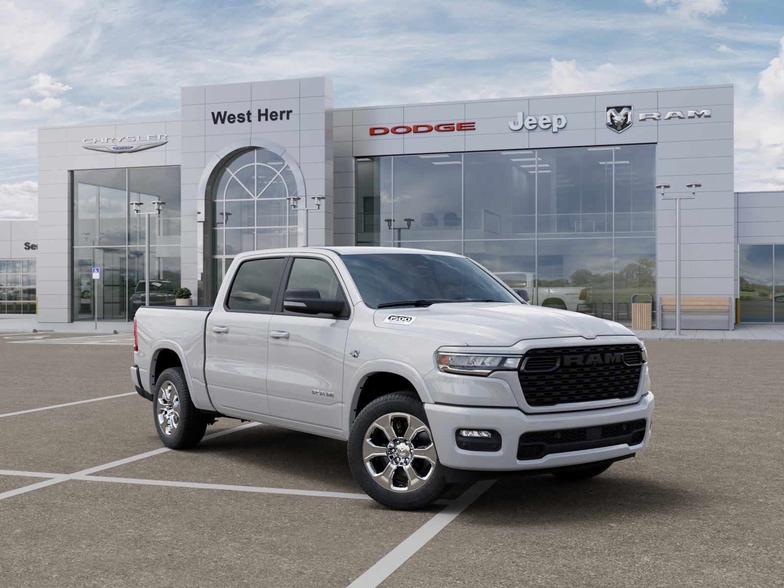 New 2026 Bright White Clear-Coat Exteri Ram RAM 1500 BIG HORN CREW CAB 4X4 image 5