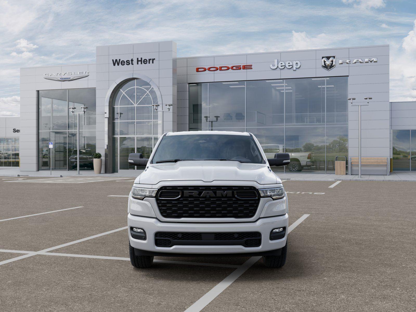 New 2026 Bright White Clear-Coat Exteri Ram RAM 1500 BIG HORN CREW CAB 4X4 image 6