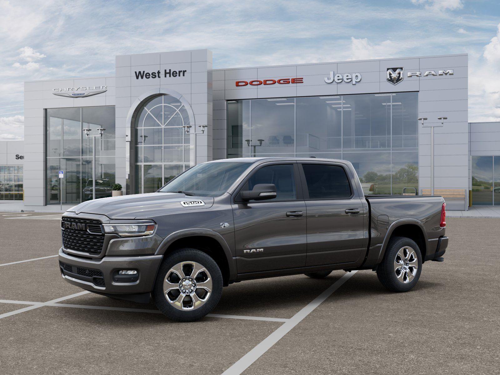 New 2026 Granite Crystal Metallic Clear Ram RAM 1500 BIG HORN CREW CAB 4X4 image 2