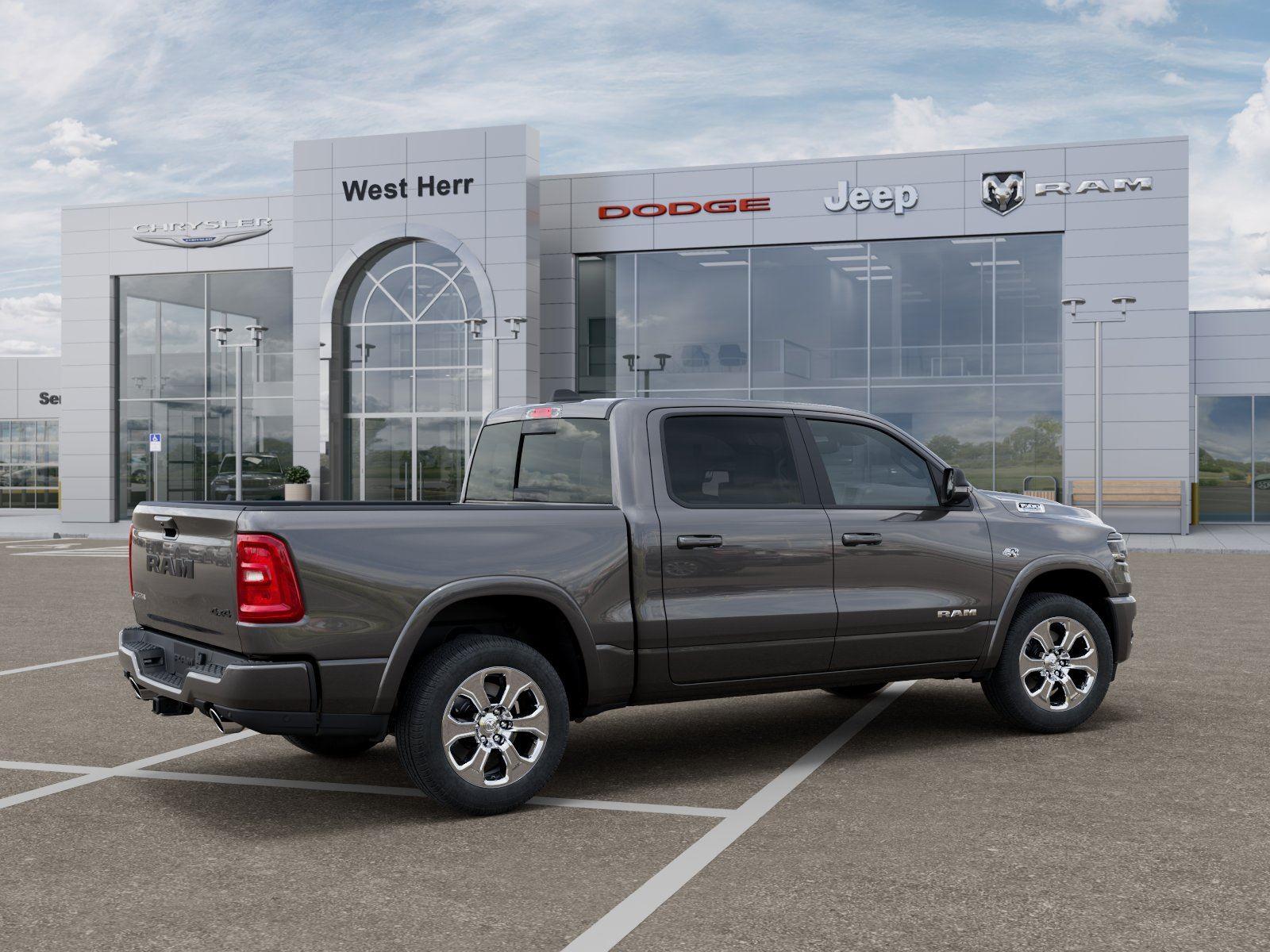 New 2026 Granite Crystal Metallic Clear Ram RAM 1500 BIG HORN CREW CAB 4X4 image 4