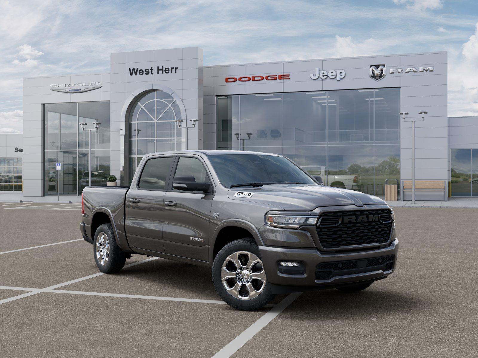 New 2026 Granite Crystal Metallic Clear Ram RAM 1500 BIG HORN CREW CAB 4X4 image 5