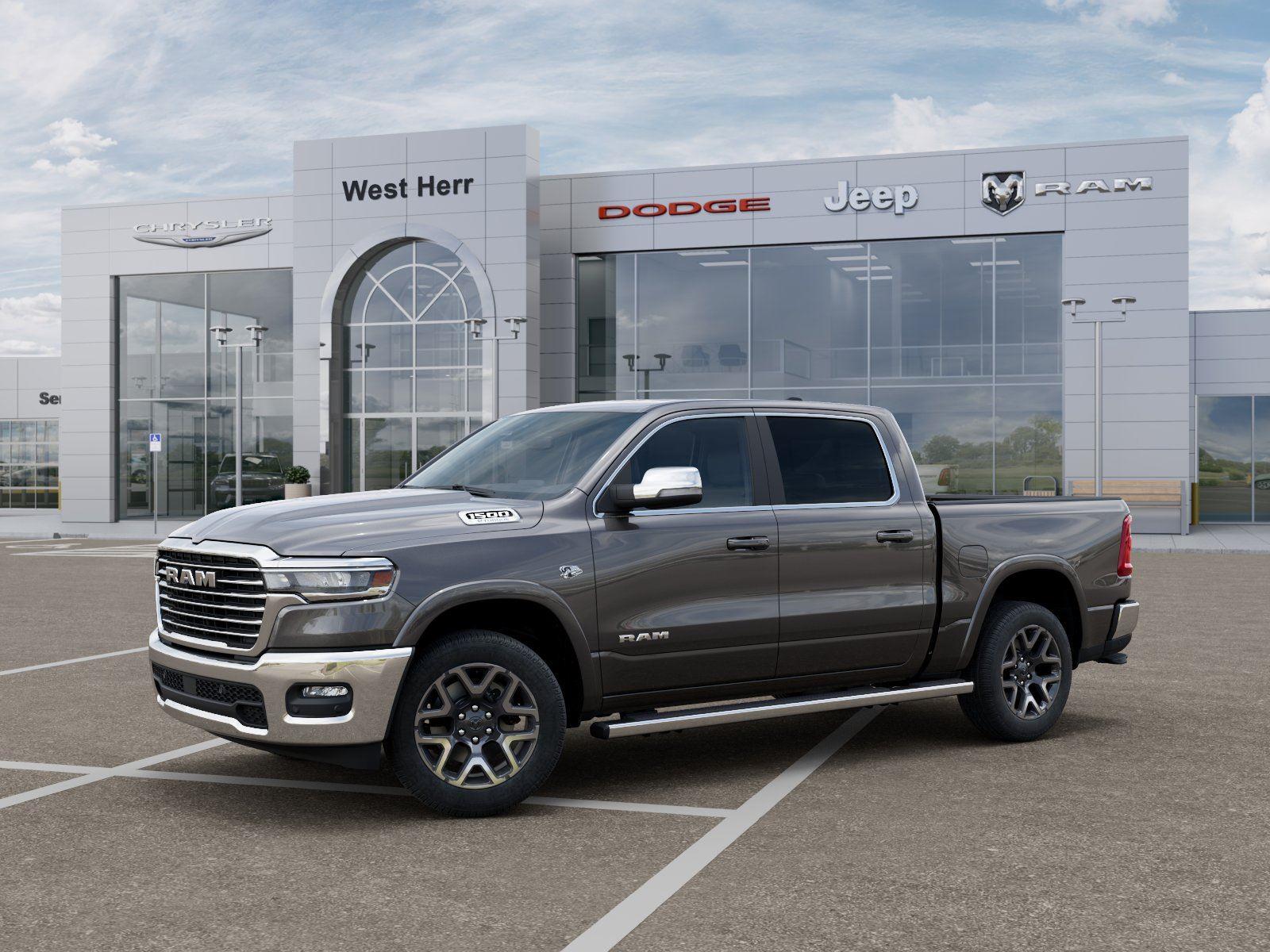 New 2026 Granite Crystal Metallic Clear-Coat Exterior Paint RAM RAM 1500 LARAMIE CREW CAB 4X4 image 2
