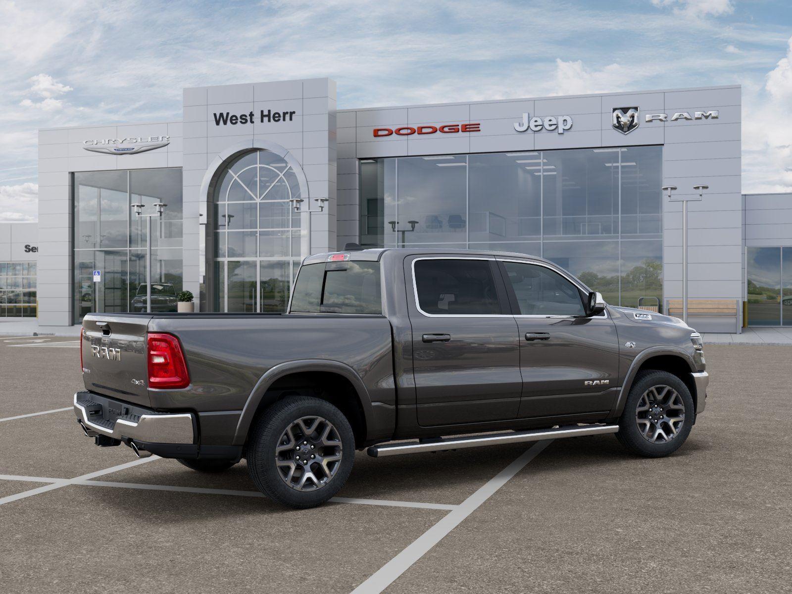 New 2026 Granite Crystal Metallic Clear-Coat Exterior Paint RAM RAM 1500 LARAMIE CREW CAB 4X4 image 4