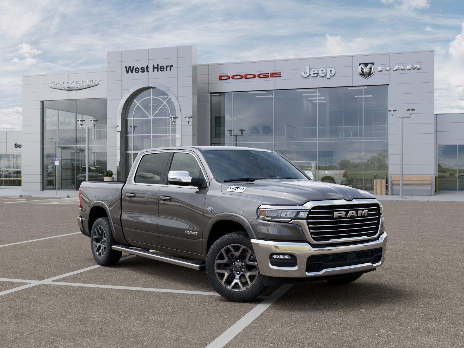 New 2026 Granite Crystal Metallic Clear-Coat Exterior Paint RAM RAM 1500 LARAMIE CREW CAB 4X4 image 5