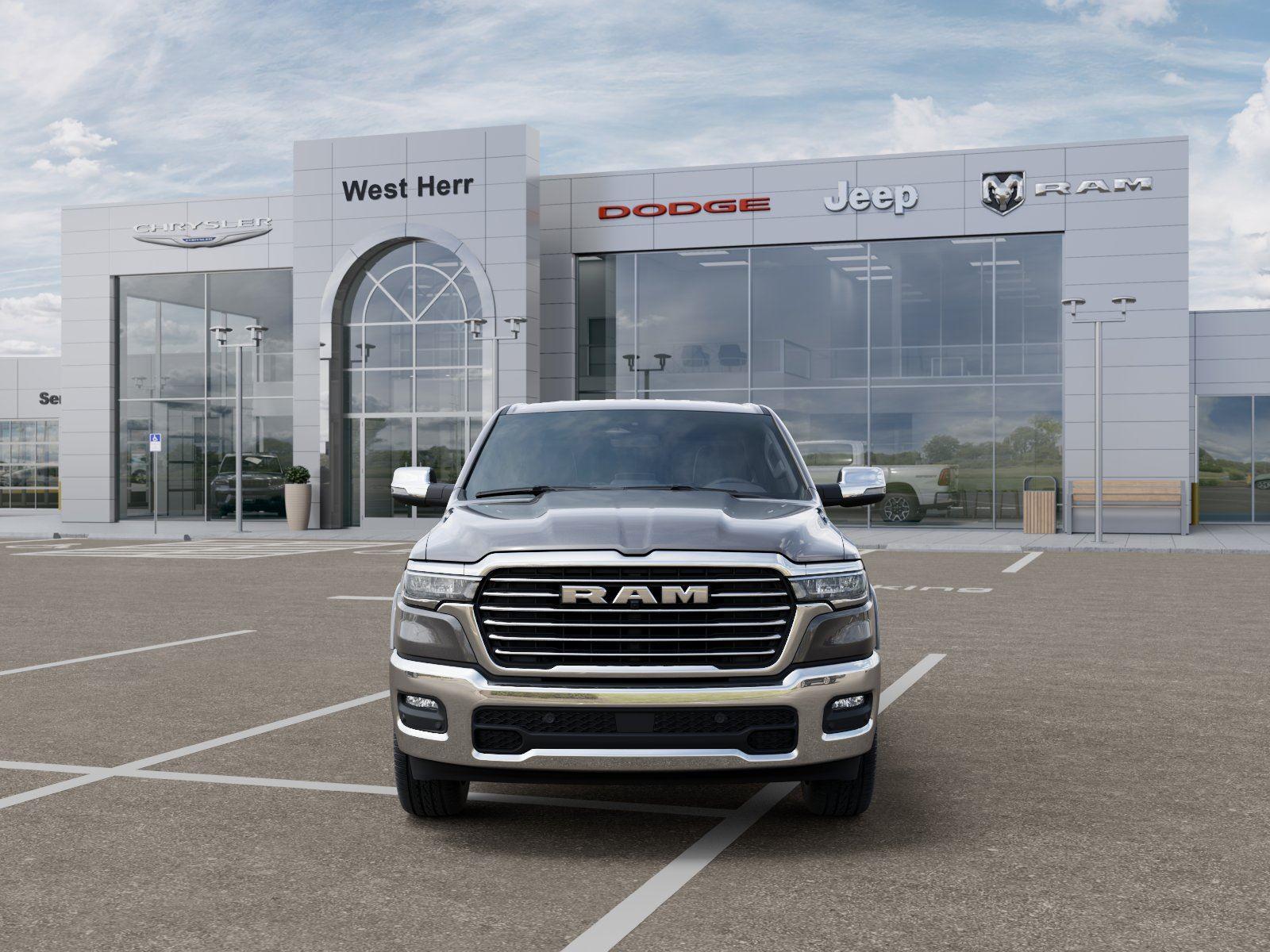 New 2026 Granite Crystal Metallic Clear-Coat Exterior Paint RAM RAM 1500 LARAMIE CREW CAB 4X4 image 6