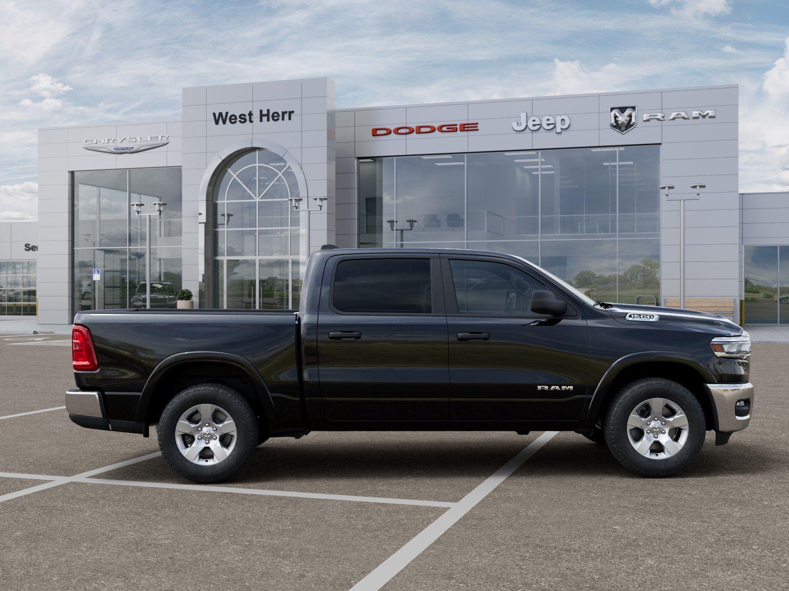 New 2026 Diamond Black Crystal Pearl-Coat Exterior Paint RAM RAM 1500 BIG HORN CREW CAB 4X4 image 21