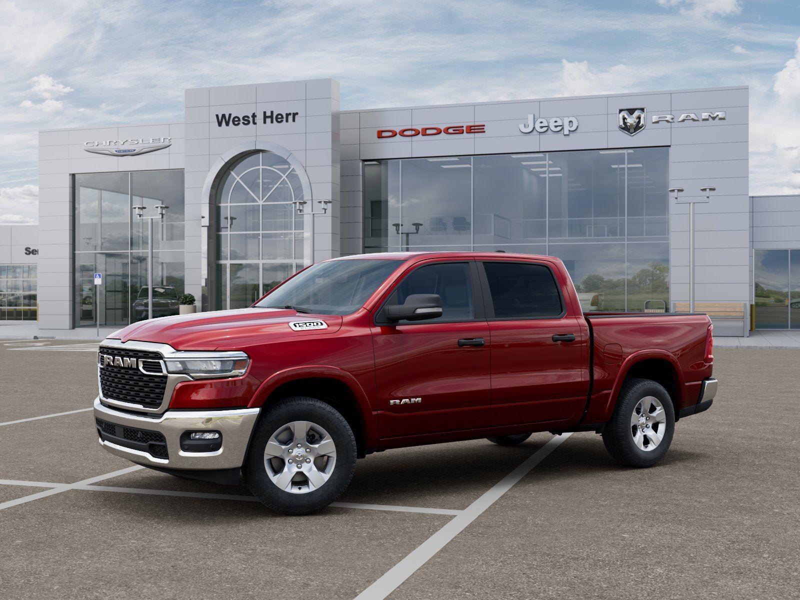 New 2026 Molten Red Pearl-Coat Exterior Paint RAM RAM 1500 BIG HORN CREW CAB 4X4 image 2