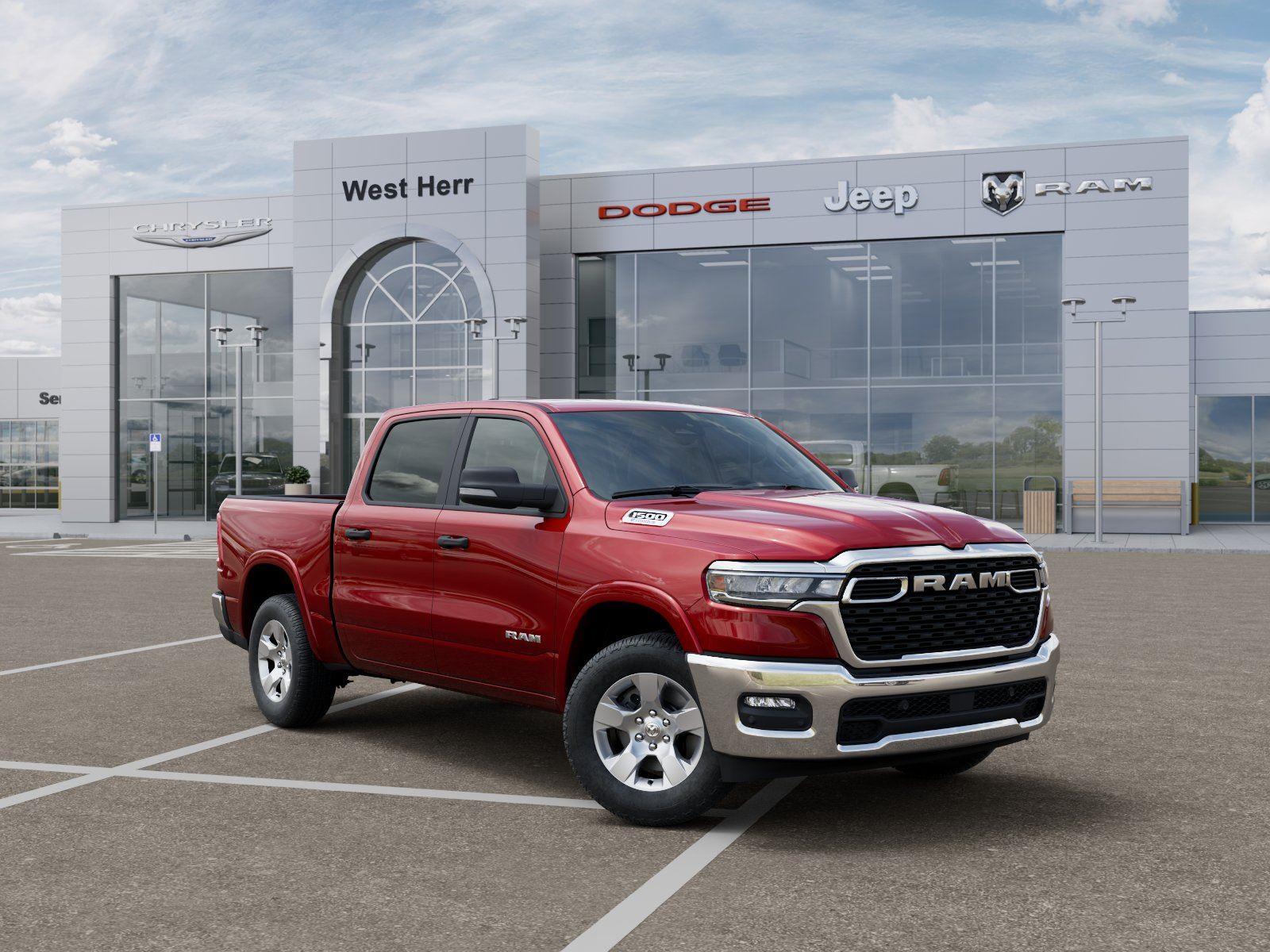 New 2026 Molten Red Pearl-Coat Exterior Paint RAM RAM 1500 BIG HORN CREW CAB 4X4 image 5