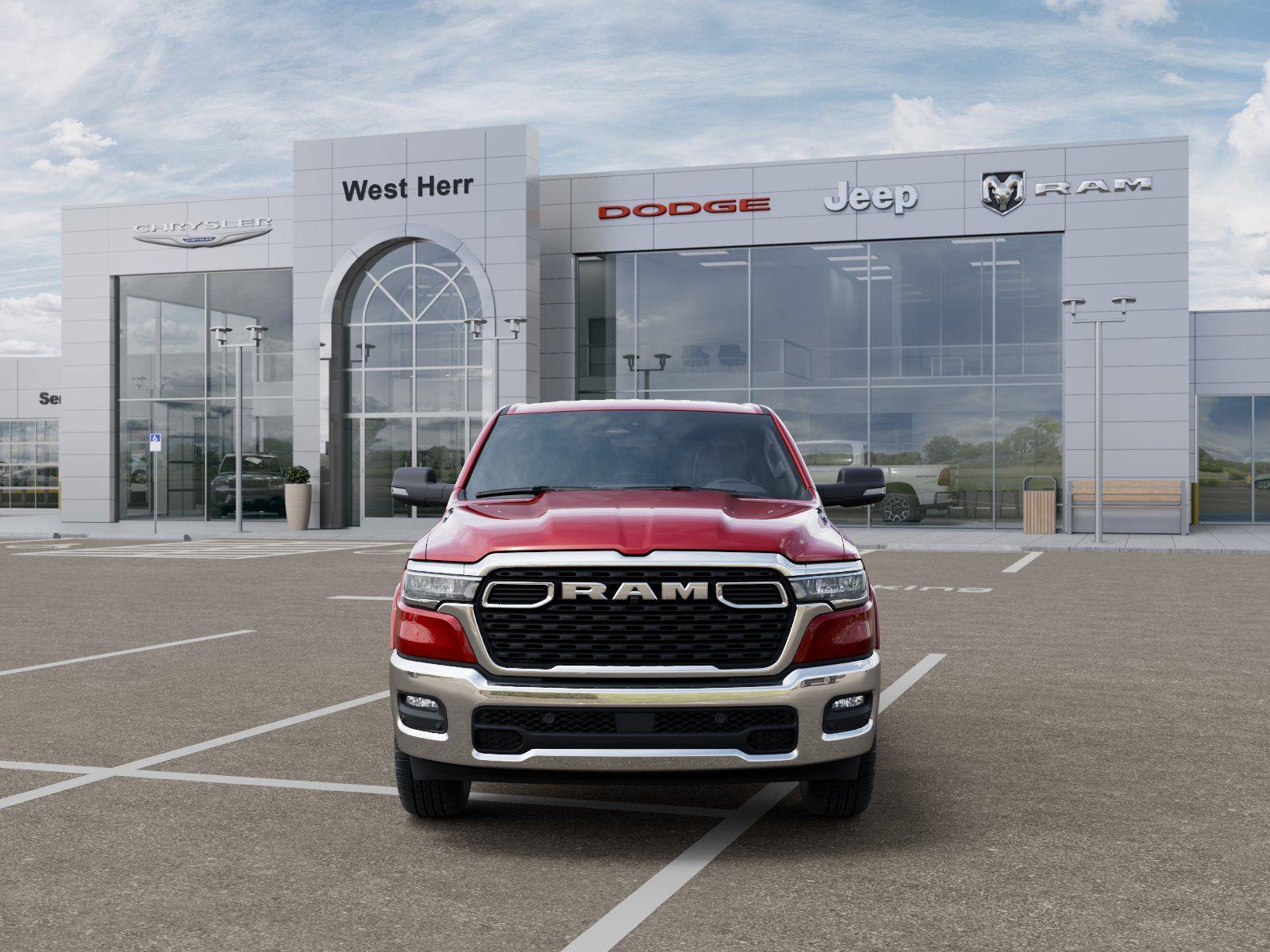 New 2026 Molten Red Pearl-Coat Exterior Paint RAM RAM 1500 BIG HORN CREW CAB 4X4 image 6