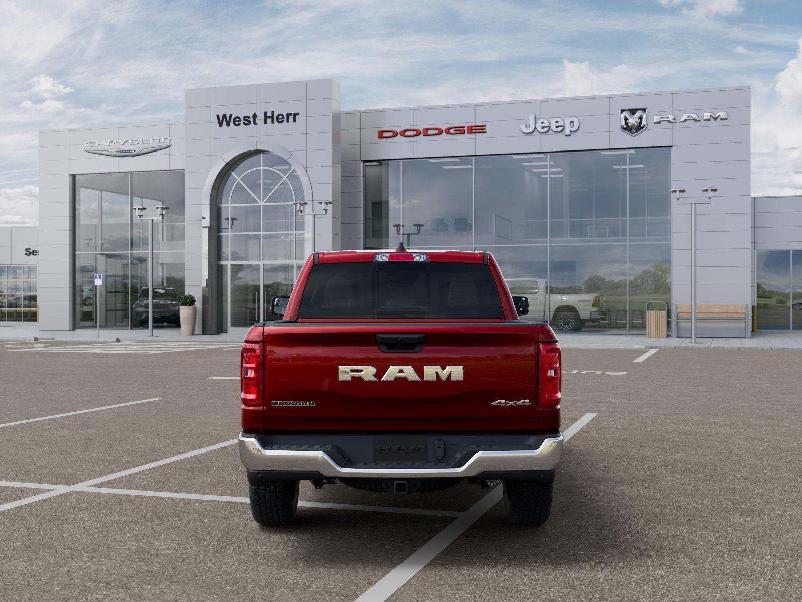 New 2026 Molten Red Pearl-Coat Exterior Paint RAM RAM 1500 BIG HORN CREW CAB 4X4 image 7