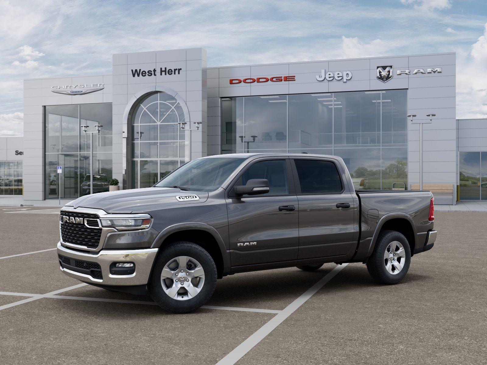 New 2026 Granite Crystal Metallic Clear-Coat Exterior Paint RAM RAM 1500 BIG HORN CREW CAB 4X4 image 2