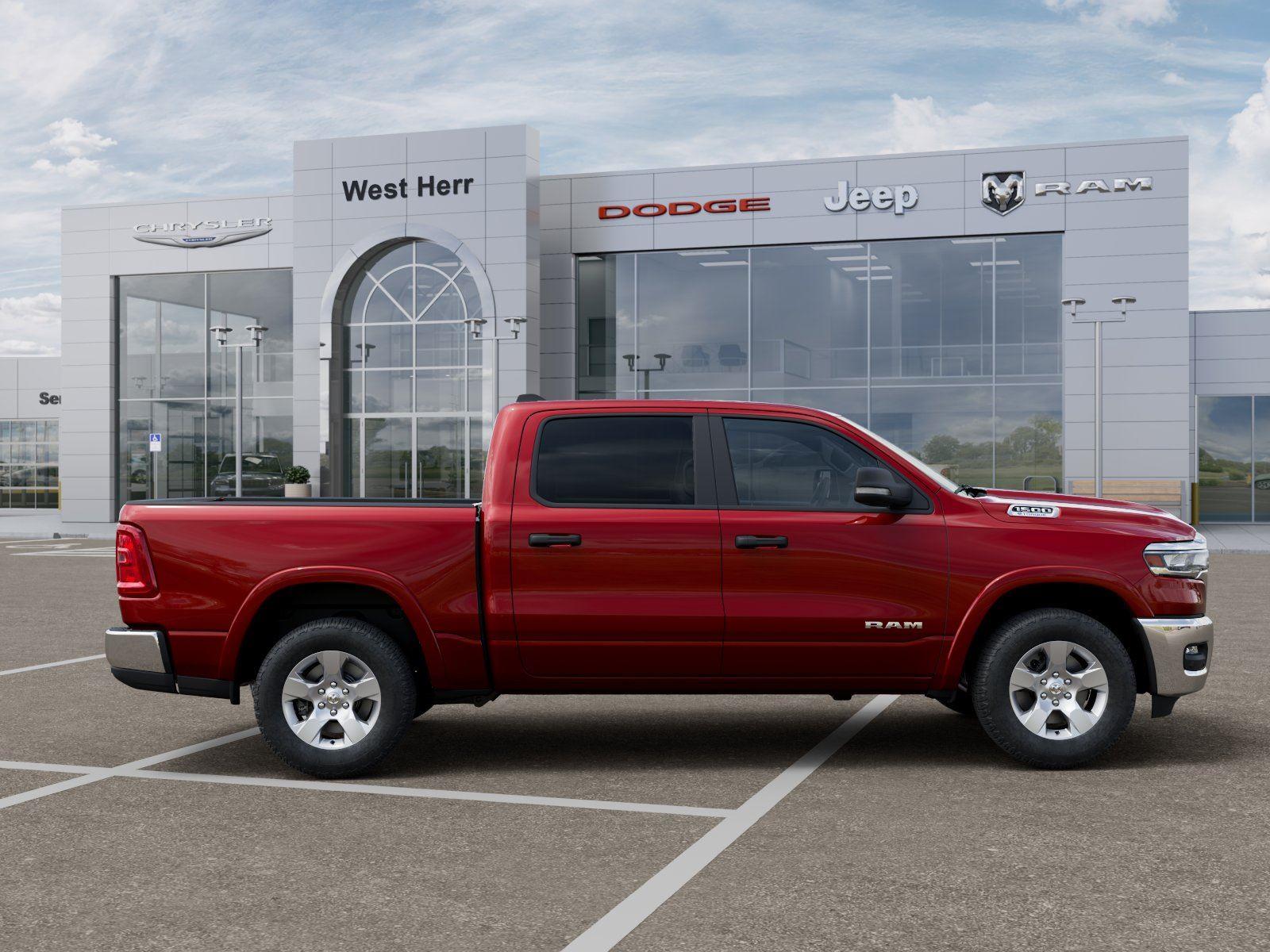 New 2026 Molten Red Pearl-Coat Exterior Paint RAM RAM 1500 BIG HORN CREW CAB 4X4 image 21