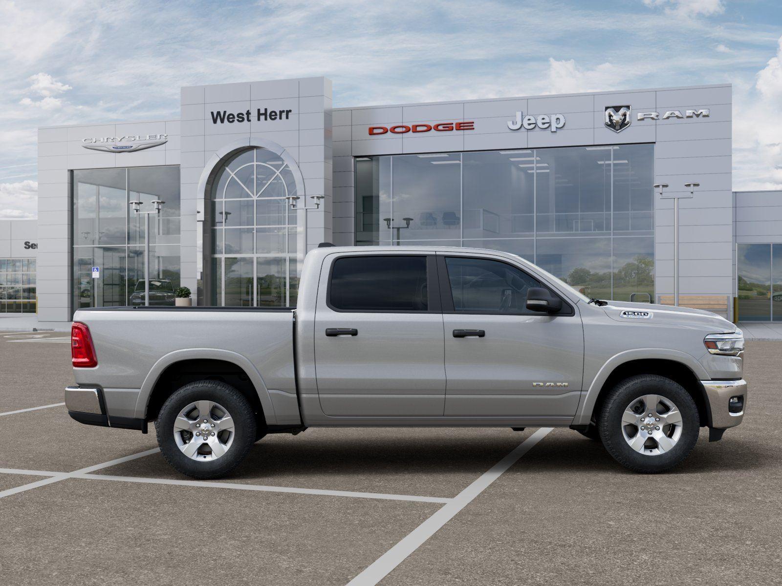 New 2026 Silver Zynith Exterior Paint Ram RAM 1500 BIG HORN CREW CAB 4X4 image 21
