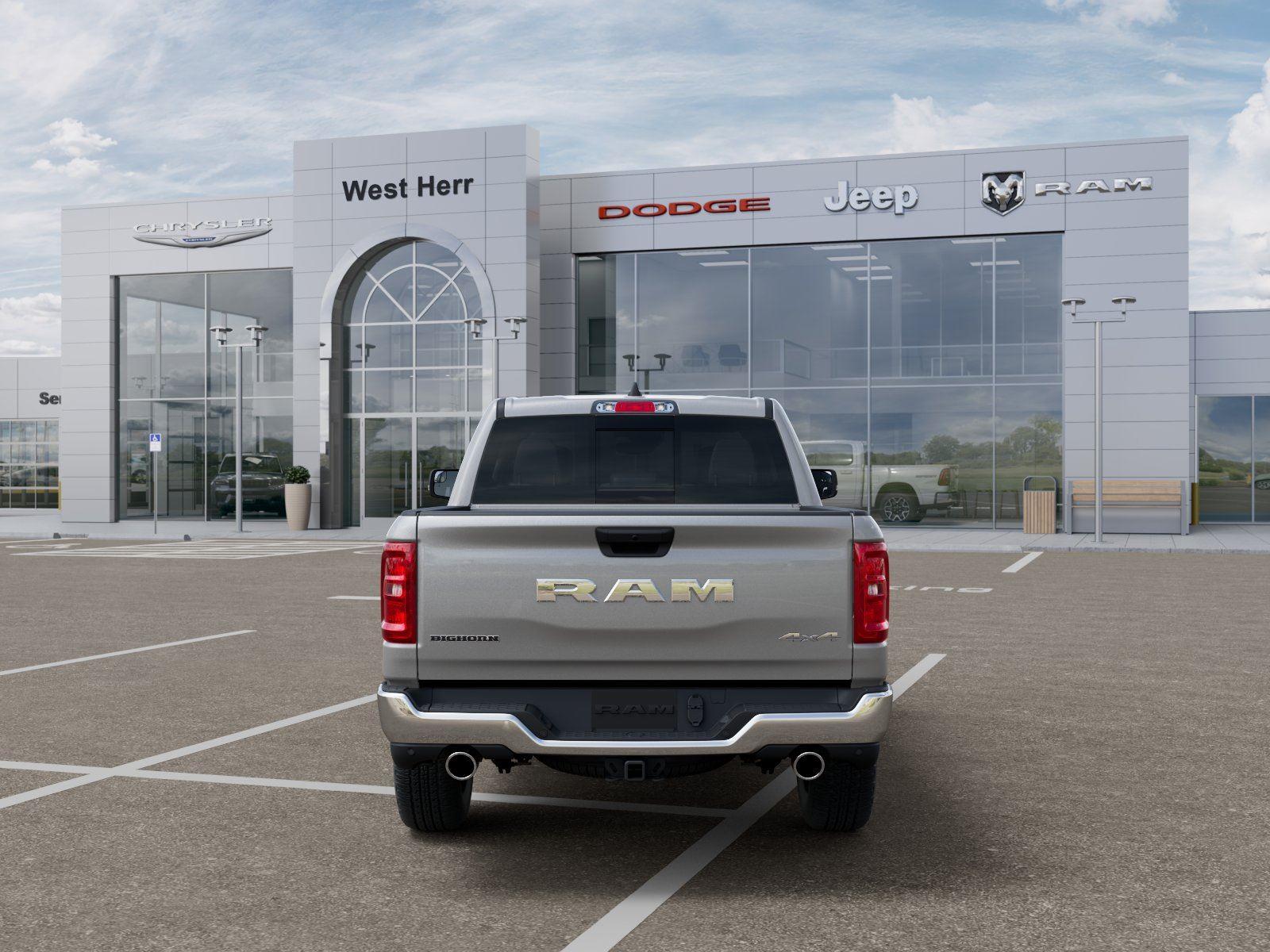 New 2026 Silver Zynith Exterior Paint Ram RAM 1500 BIG HORN CREW CAB 4X4 image 7