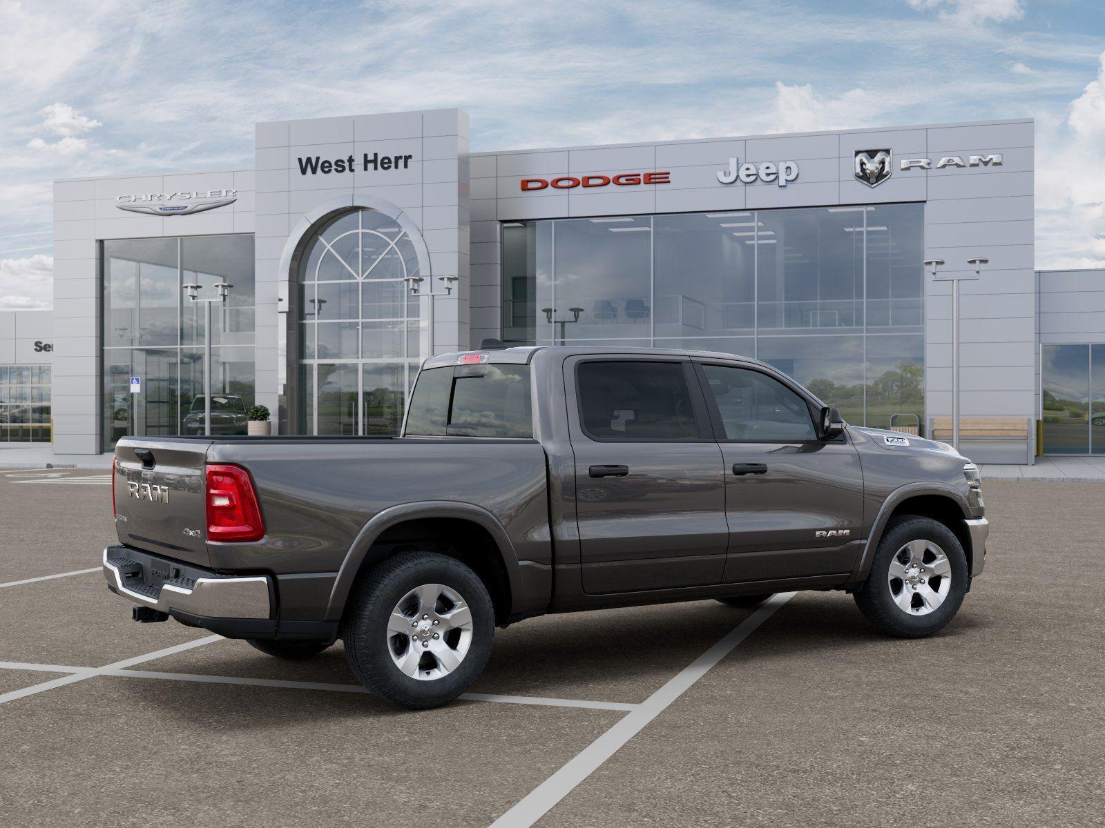 New 2026 Granite Crystal Metallic Clear-Coat Exterior Paint RAM RAM 1500 BIG HORN CREW CAB 4X4 image 4