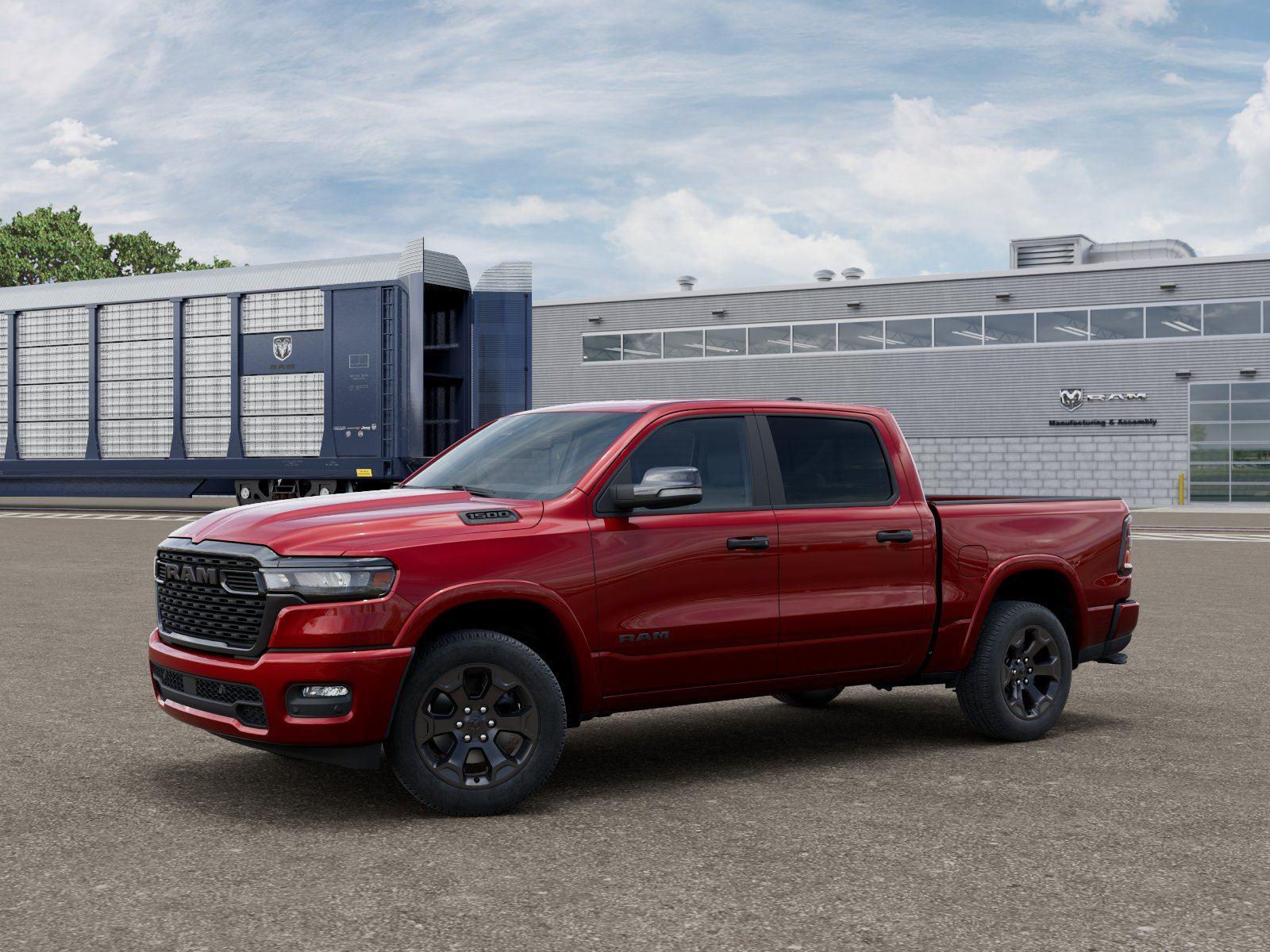 New 2026 Molten Red Pearl-Coat Exterior Paint RAM Big Horn image 2