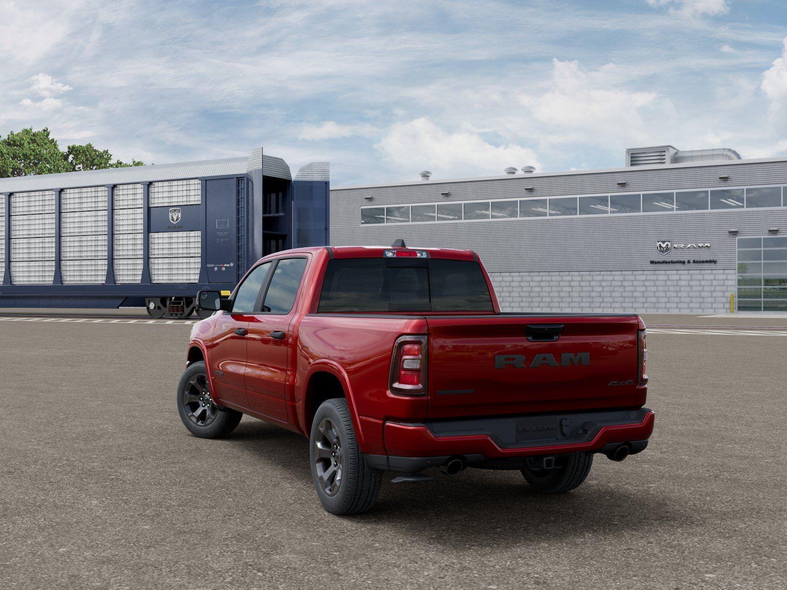 New 2026 Molten Red Pearl-Coat Exterior Paint RAM Big Horn image 3