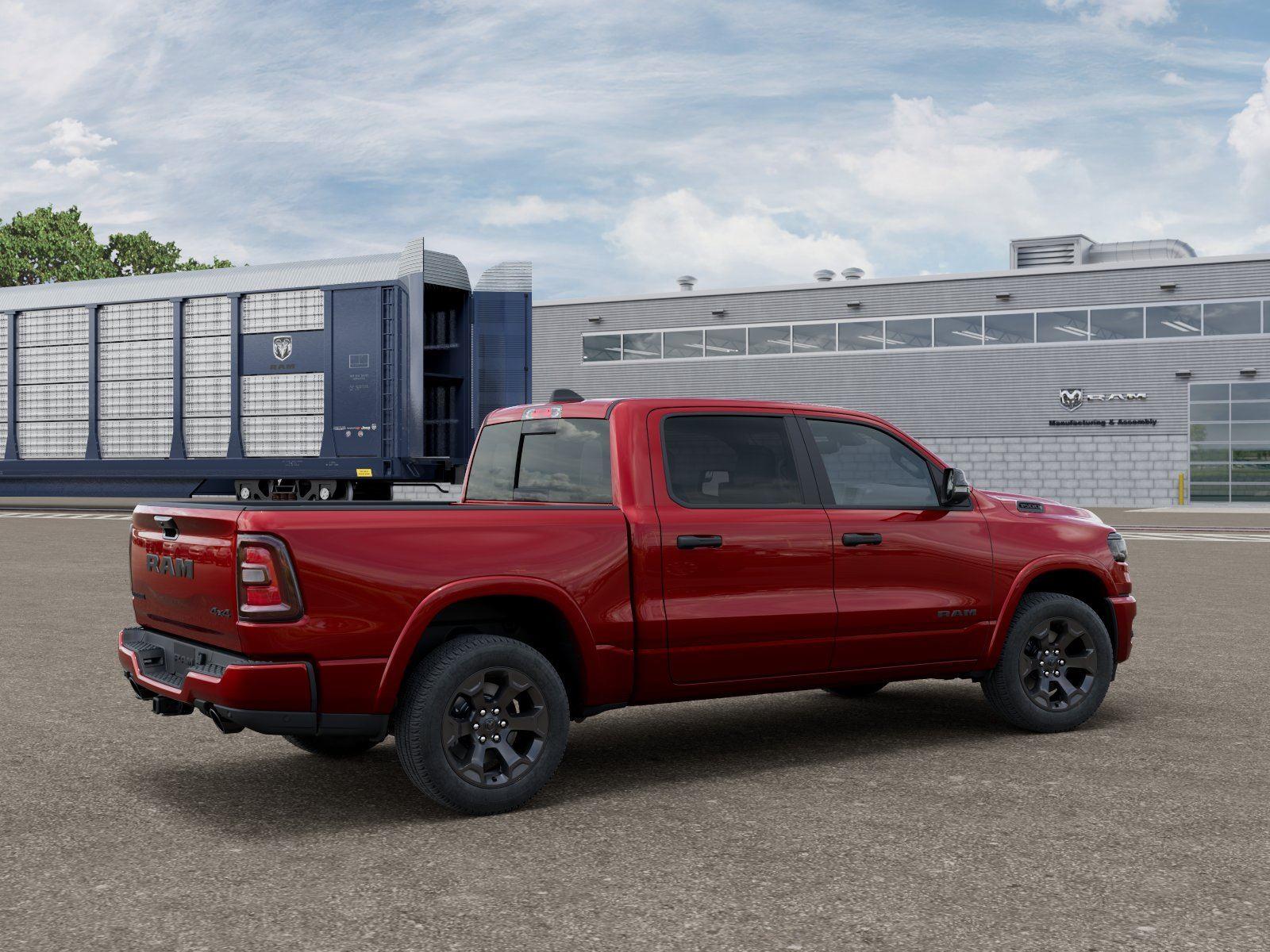 New 2026 Molten Red Pearl-Coat Exterior Paint RAM Big Horn image 4