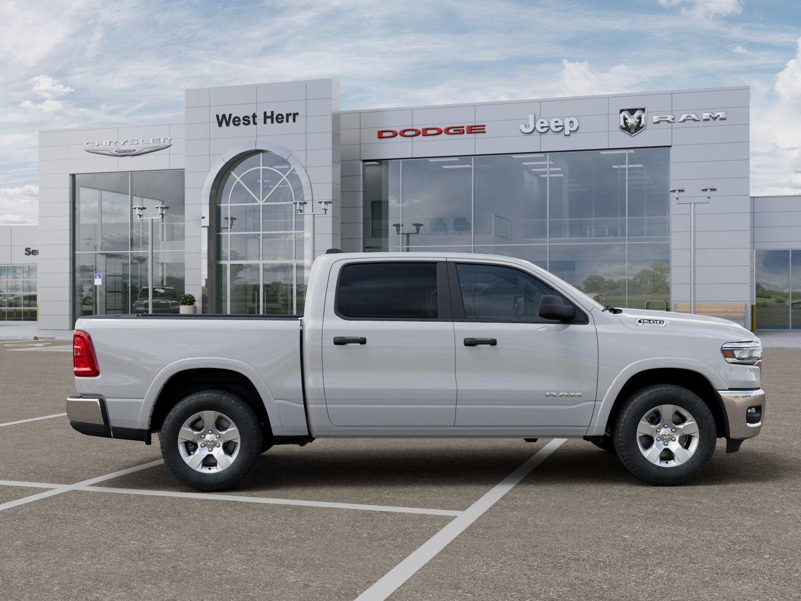 New 2026 Bright White Clear-Coat Exterior Paint RAM RAM 1500 BIG HORN CREW CAB 4X4 image 21