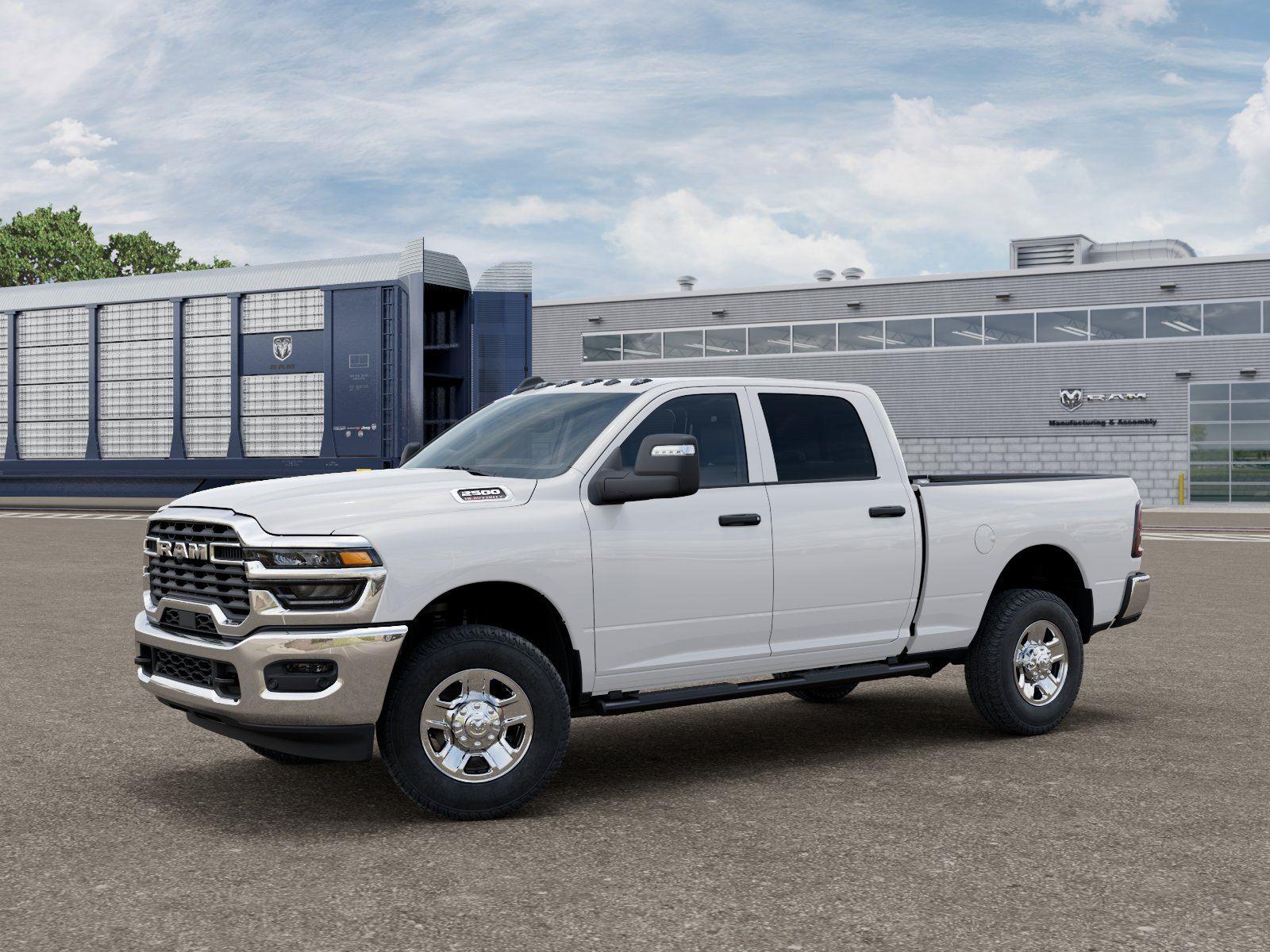 New 2026 Bright White Clear-Coat Exterior Paint RAM Tradesman image 2