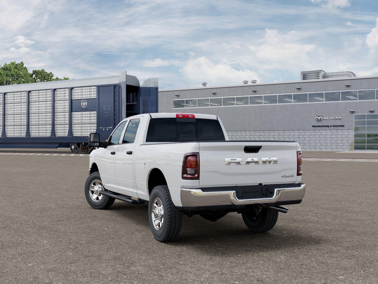 New 2026 Bright White Clear-Coat Exterior Paint RAM Tradesman image 3