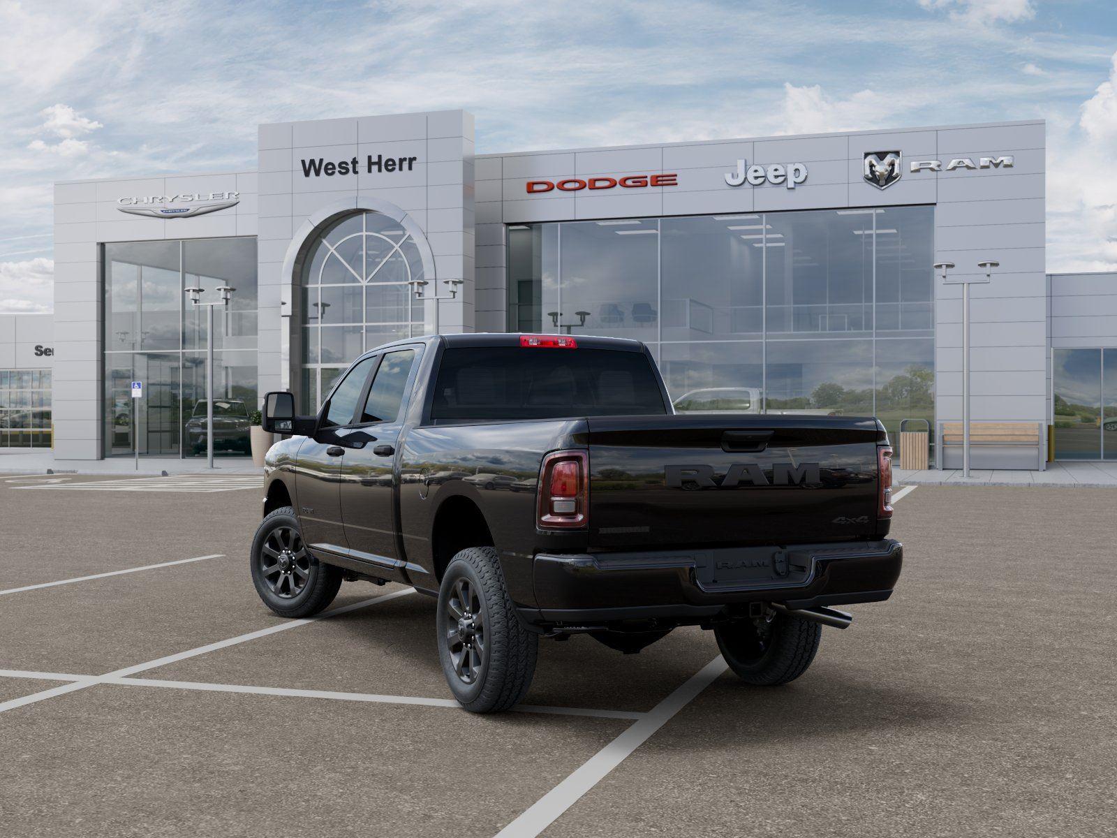 New 2026 Diamond Black Crystal Pearl-Co Ram RAM 3500 BIG HORN CREW CAB 4X4 image 3